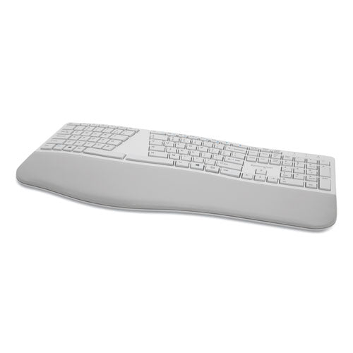 Image of Kensington® Pro Fit Ergo Wireless Keyboard, 18.98 X 9.92 X 1.5, Gray
