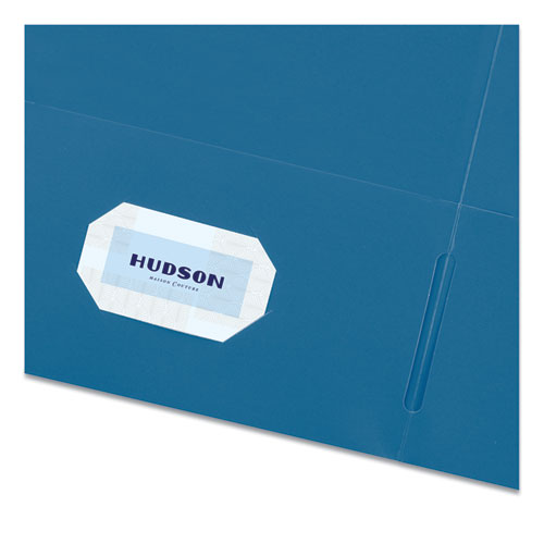 Image of Avery® Two-Pocket Folder, 40-Sheet Capacity, 11 X 8.5, Light Blue, 25/box