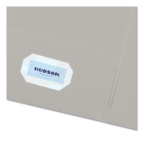 Image of Avery® Two-Pocket Folder, 40-Sheet Capacity, 11 X 8.5, Gray, 25/box