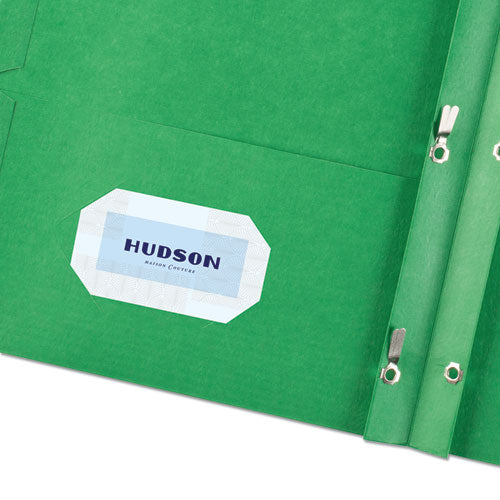 Image of Avery® Two-Pocket Folder, Prong Fastener, 0.5" Capacity, 11 X 8.5, Green, 25/box