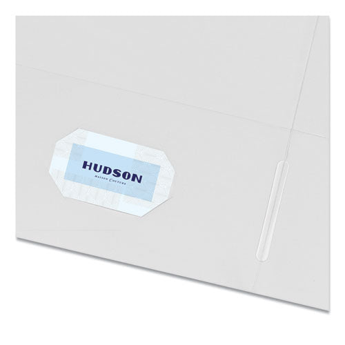 Image of Avery® Two-Pocket Folder, 40-Sheet Capacity, 11 X 8.5, White, 25/box