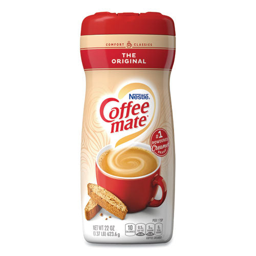 Image of Coffee mate® Non-Dairy Powdered Creamer, Original, 22 Oz Canister, 12/carton