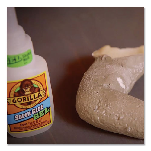 Image of Gorilla® Super Glue Gel, 0.53 Oz, Dries Clear