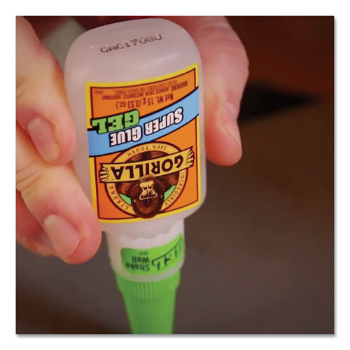 Image of Gorilla® Super Glue Gel, 0.53 Oz, Dries Clear