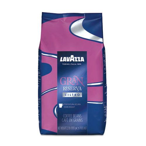 Image of Lavazza Gran Riserva Whole Bean Coffee, Dark And Bold, 2.2 Lb Bag