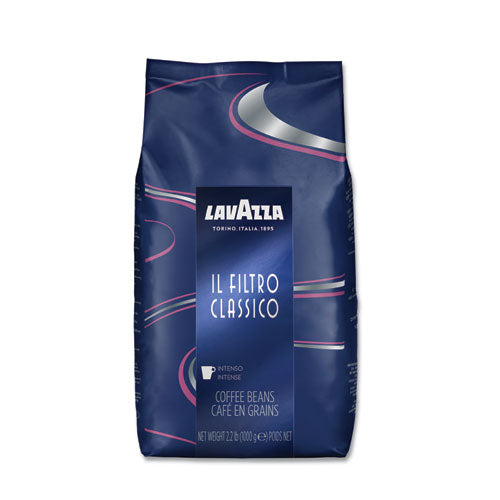 Image of Lavazza Filtro Classico Whole Bean Coffee, Dark And Intense, 2.2 Lb Bag