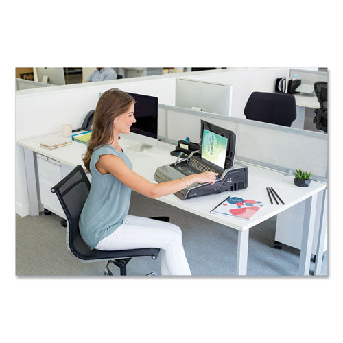 Image of Fellowes® Galaxy 500 Electric Comb Binding System, 500 Sheets, 19.63 X 17.75 X 6.5, Gray