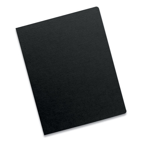 Image of Fellowes® Futura Presentation Covers for Binding Systems, Opaque Black, 11.25 x 8.75, Unpunched, 25/Pack