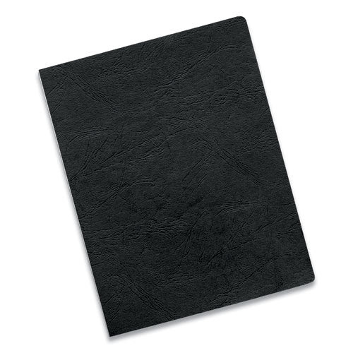 Image of Fellowes® Executive Leather-Like Presentation Cover, Black, 11.25 x 8.75, Unpunched, 200/Pack