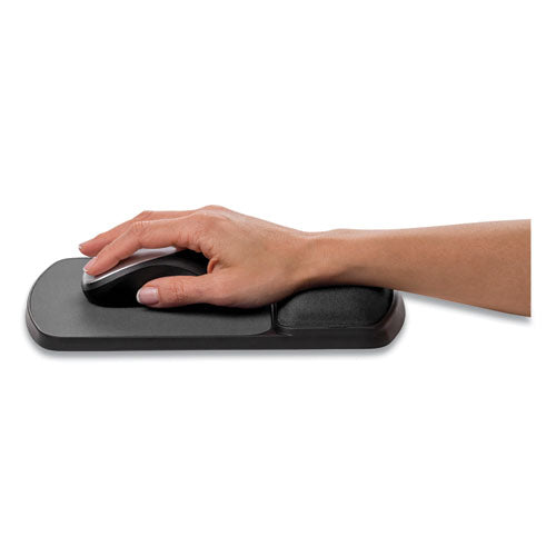 Image of Fellowes® Gel Mouse Pad with Wrist Rest, 6.25 x 10.12, Graphite/Platinum