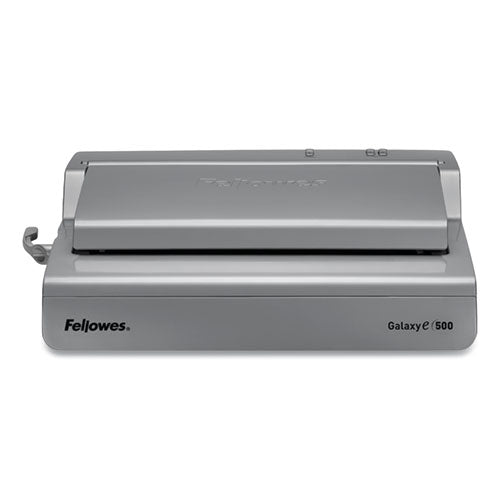 Image of Fellowes® Galaxy 500 Electric Comb Binding System, 500 Sheets, 19.63 X 17.75 X 6.5, Gray