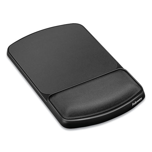 Image of Fellowes® Gel Mouse Pad with Wrist Rest, 6.25 x 10.12, Graphite/Platinum