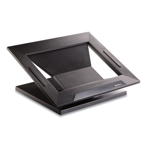 Image of Fellowes® Designer Suites Laptop Riser, 13.19" X 11.19" X 4", Black Pearl, Supports 25 Lbs