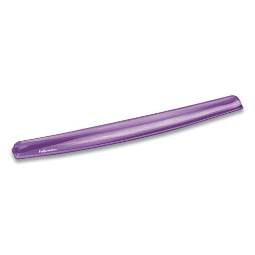 Image of Fellowes® Gel Crystals Keyboard Wrist Rest, 18.5 x 2.25, Purple