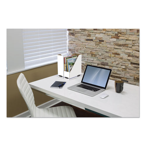 Image of Bankers Box® Stor/File Corrugated Magazine File, 4 x 9.25 x 11.75, White, 12/Carton