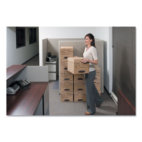 Image of Bankers Box® Filing Box, Letter/legal Files, 13" X 16.25" X 12", Kraft, 25/carton