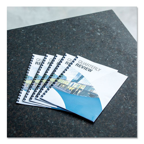 Image of Fellowes® Crystals Transparent Presentation Covers for Binding Systems, Clear, with Round Corners, 11.25 x 8.75, Unpunched, 25/Pack