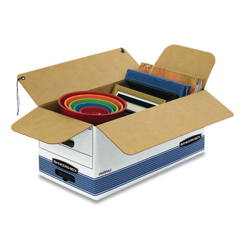 Image of Bankers Box® Stor/file Medium-Duty Strength Storage Boxes, Letter Files, 12" X 24.13" X 10.25", White, 20/carton