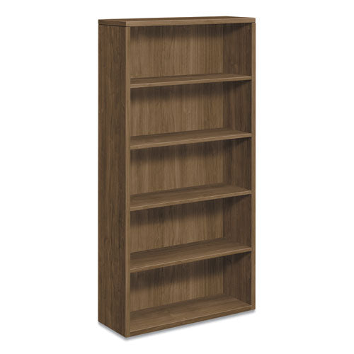 Image of HON® 10500 Series Laminate Bookcase, Five-Shelf, 36w X 13.13d X 71h, Pinnacle