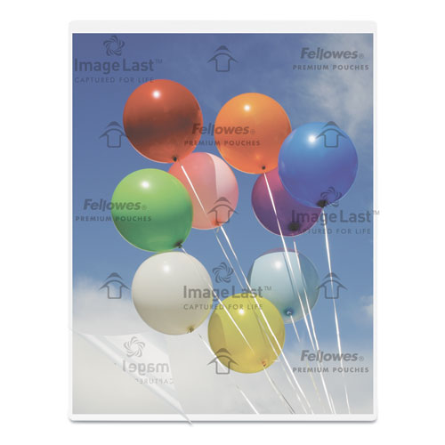 Image of Fellowes® Imagelast Laminating Pouches With Uv Protection, 3 Mil, 9" X 11.5", Clear, 200/pack