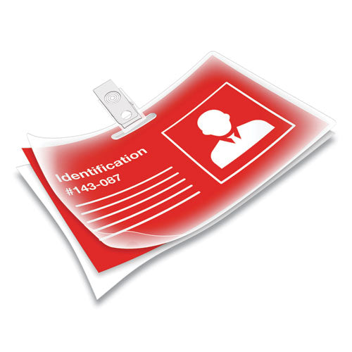 Image of Fellowes® Laminating Pouches, 5 Mil, 3.88" X 2.63", Gloss Clear, 25/pack
