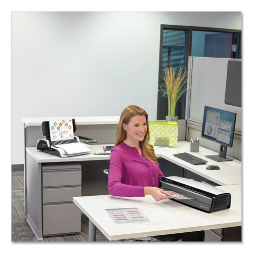 Image of Fellowes® Jupiter 2 125 Laminator, 6 Rollers, 12" Max Document Width, 10 mil Max Document Thickness