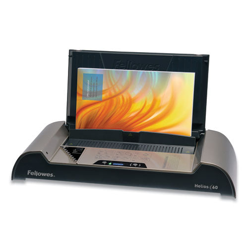 Image of Fellowes® Helios 60 Thermal Binding Machine, 600 Sheets, 20.88 X 9.44 X 3.94, Platinum/graphite