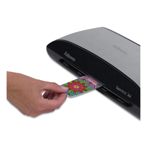 Image of Fellowes® Laminating Pouches, 5 Mil, 3.75" X 2.25", Gloss Clear, 100/pack