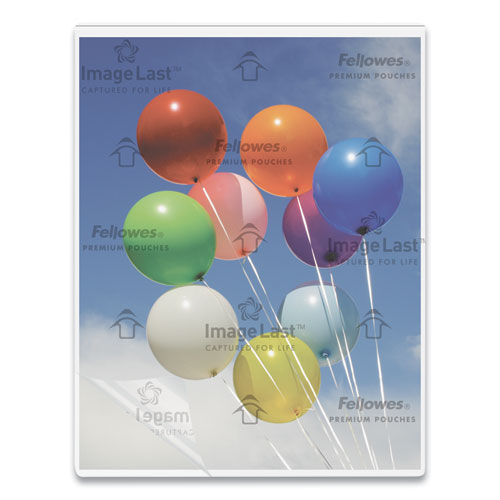 Image of Fellowes® Imagelast Laminating Pouches With Uv Protection, 3 Mil, 9" X 11.5", Clear, 25/pack