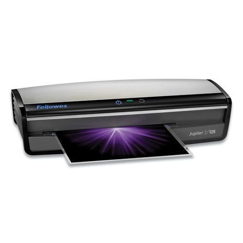 Image of Fellowes® Jupiter 2 125 Laminator, 6 Rollers, 12" Max Document Width, 10 mil Max Document Thickness