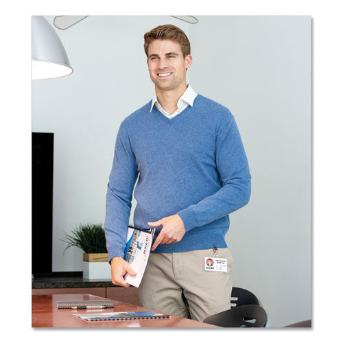 Image of Fellowes® Laminating Pouches, 7 Mil, 3.88" X 2.63", Gloss Clear, 100/pack