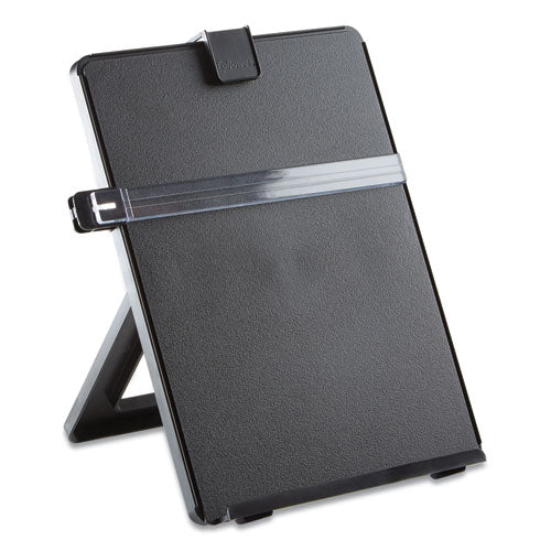 Image of Fellowes® Non-Magnetic Letter-Size Desktop Copyholder, 125 Sheet Capacity, Plastic, Black