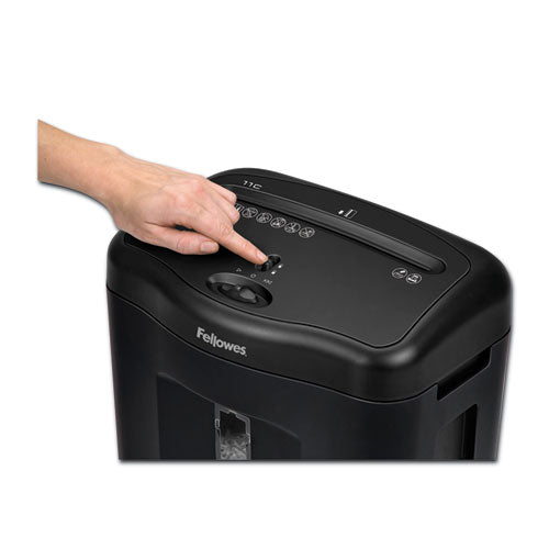 Image of Fellowes® Powershred 11c Cross-Cut Shredder, 11 Manual Sheet Capacity