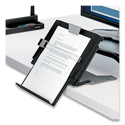 Image of Fellowes® Professional Series Document Holder, 250 Sheet Capacity, Plastic, Black