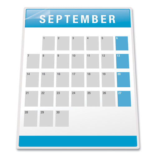 Image of Fellowes® Self-Adhesive Laminating Sheets, 3 Mil, 9.25" X 12", Gloss Clear, 50/box
