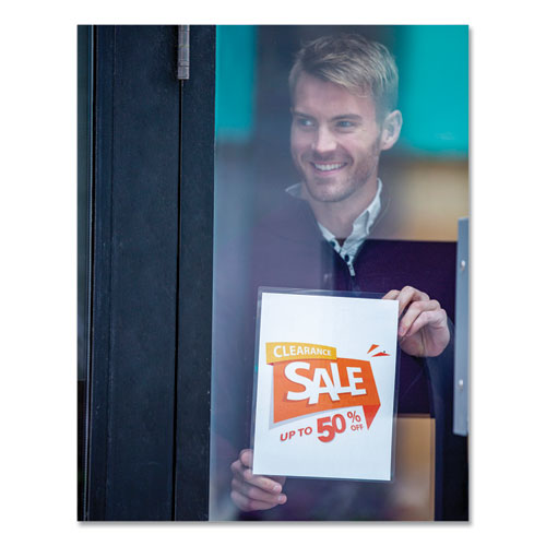 Image of Fellowes® Self-Adhesive Laminating Pouches, 5 Mil, 9" X 11.5", Gloss Clear, 5/pack