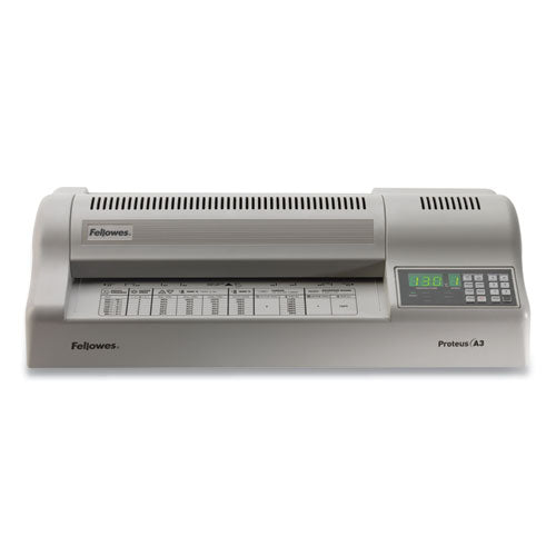Image of Fellowes® Proteus 125 Laminator, Six Rollers, 12" Max Document Width, 10 Mil Max Document Thickness