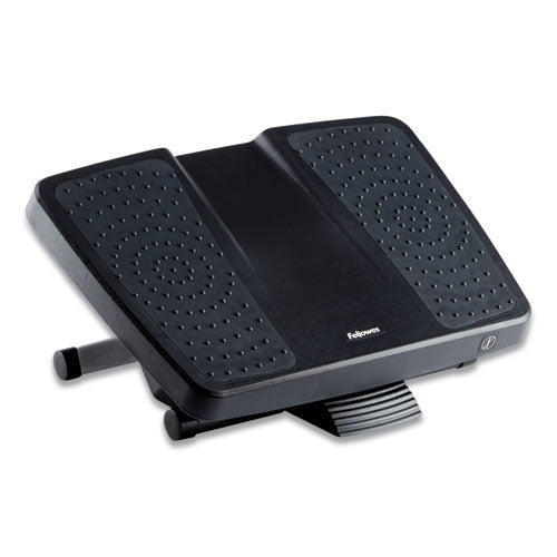 Image of Fellowes® Ultimate Foot Support, HPS, 17.75w x 13.25d x 4 to 6.5h, Black/Gray
