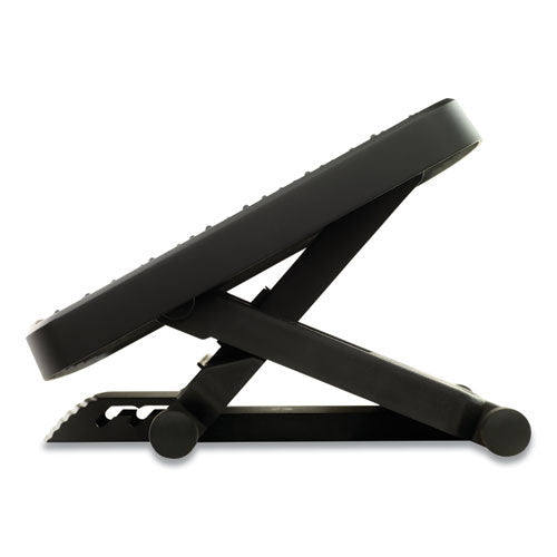 Image of Fellowes® Ultimate Foot Support, HPS, 17.75w x 13.25d x 4 to 6.5h, Black/Gray