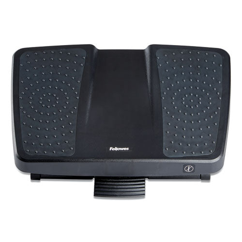 Image of Fellowes® Ultimate Foot Support, HPS, 17.75w x 13.25d x 4 to 6.5h, Black/Gray