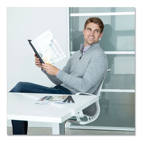 Image of Fellowes® Thermal Binding System Presentation Covers, Clear, 61 to 90 Sheet Capacity, 11 x 8.5, Unpunched, 10/Pack