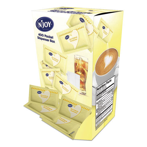 Image of N'Joy Yellow Sucralose Zero Calorie Sweetener, 0.04 oz Packet, 400/Box