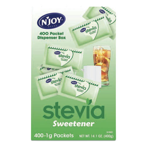 Image of N'Joy Stevia Artificial Sweetener, 0.04 oz Packet, 400/Box