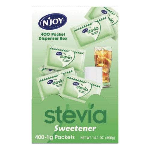 Image of N'Joy Stevia Artificial Sweetener, 0.04 oz Packet, 400/Box