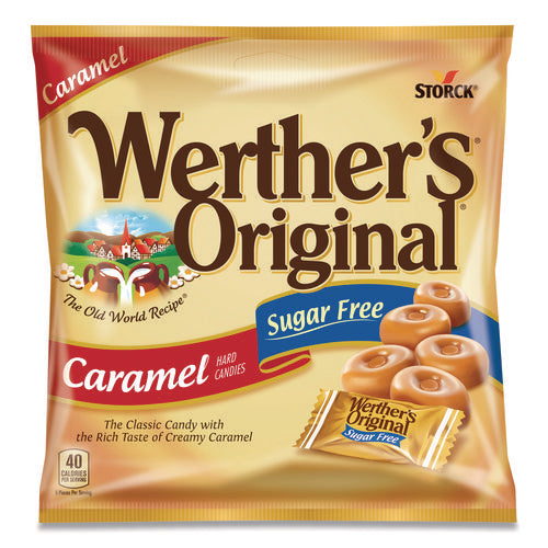 Image of Werther's® Original® Hard Candies, Caramel, Individually Wrapped, 2.75 Oz