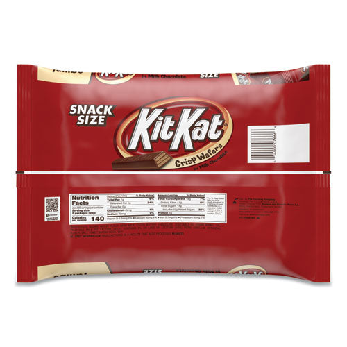 Image of Kit Kat® Snack Size, Crisp Wafers In Milk Chocolate, 20.1 Oz Bag