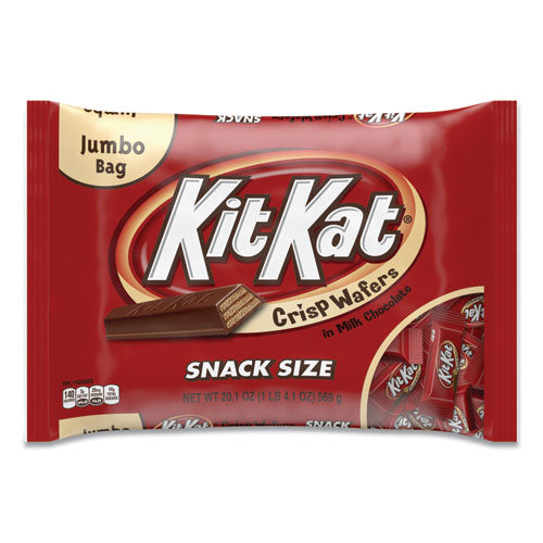 Image of Kit Kat® Snack Size, Crisp Wafers In Milk Chocolate, 20.1 Oz Bag