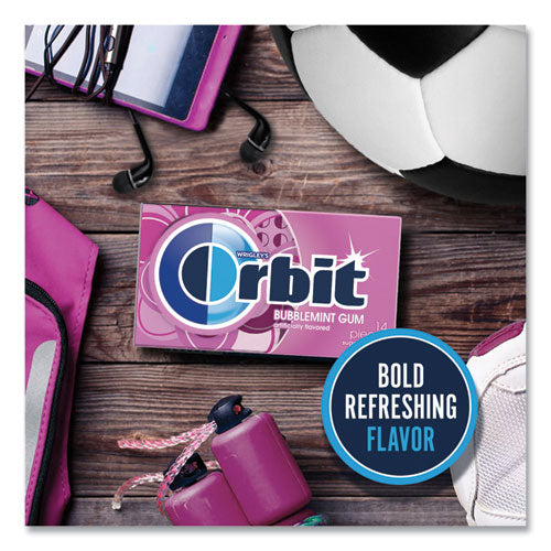 Image of Orbit® Sugar-Free Chewing Gum, Bubblemint, 12/box