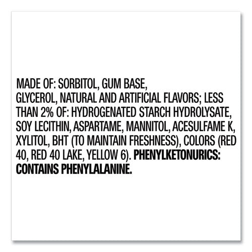 Image of Orbit® Sugar-Free Chewing Gum, Bubblemint, 12/box