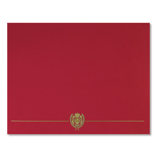 Image of Great Papers!® Classic Crest Certificate Covers, 9.38 X 12, Red, 5/pack